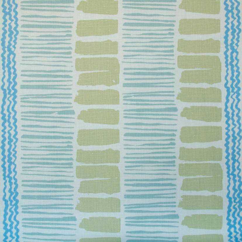 Saltaire - Light Green/Aqua/Cornflower - LEE JOFA Fabric