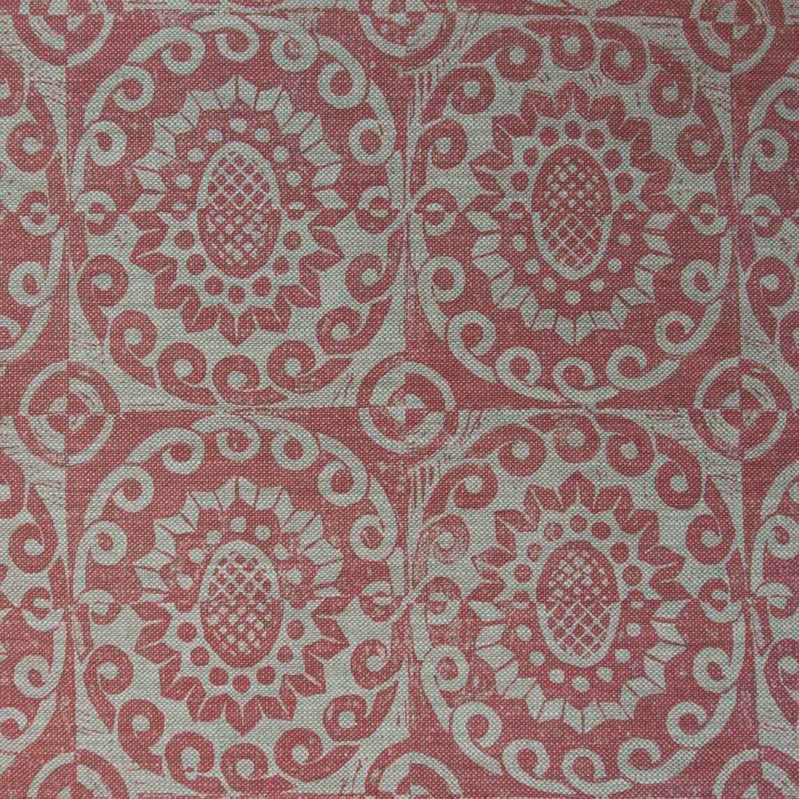Bfc362870 Pineapple On Oatmeal Pink Lee Jofa Fabric