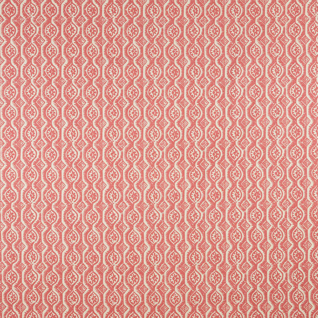 Small Damask - Red - LEE JOFA Fabric