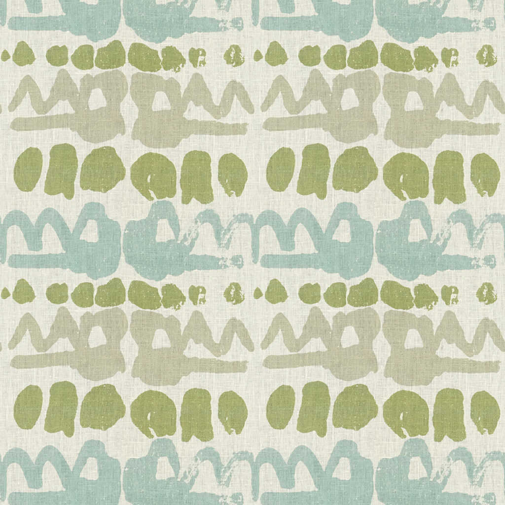 Altamira - Green/Stone - LEE JOFA Fabric
