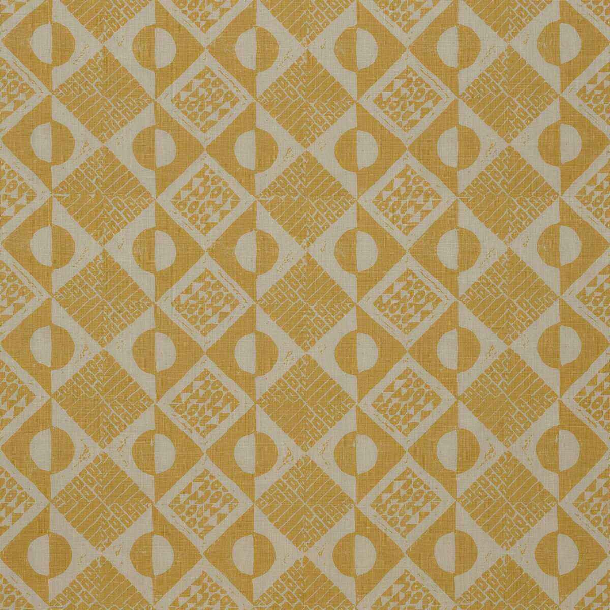 Bfc3666400 Circles And Squares Ochre Lee Jofa Fabric