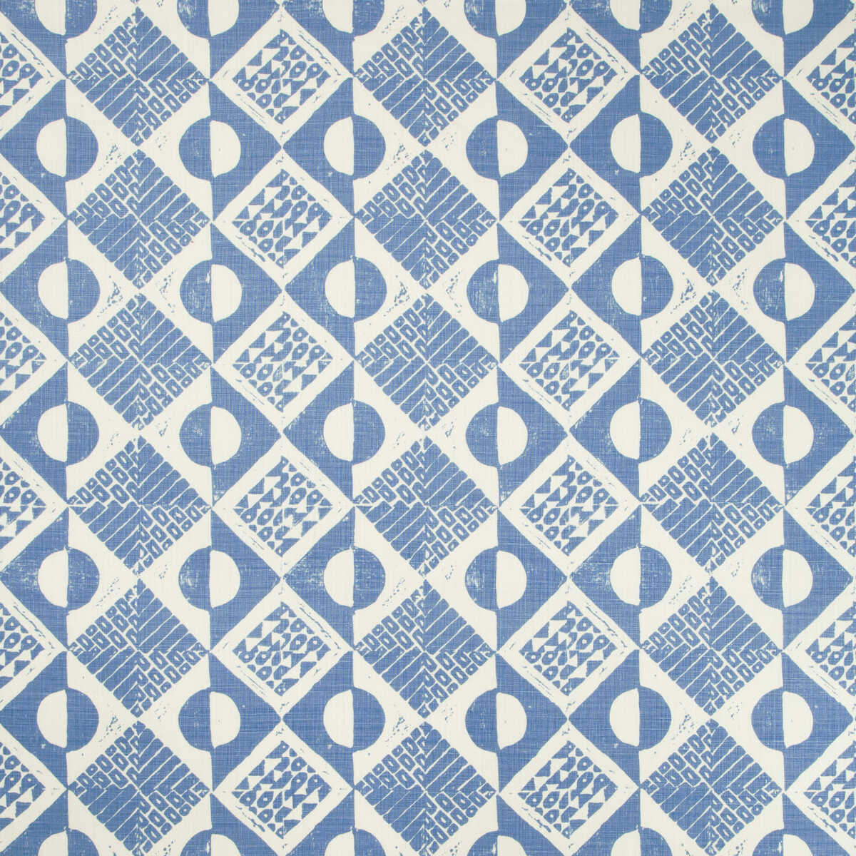 Circles And Squares - Azure - LEE JOFA Fabric