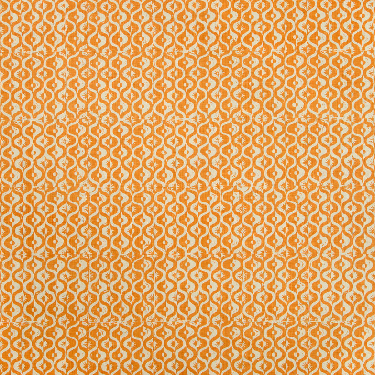 Small Medallion - Tangerine - LEE JOFA Fabric