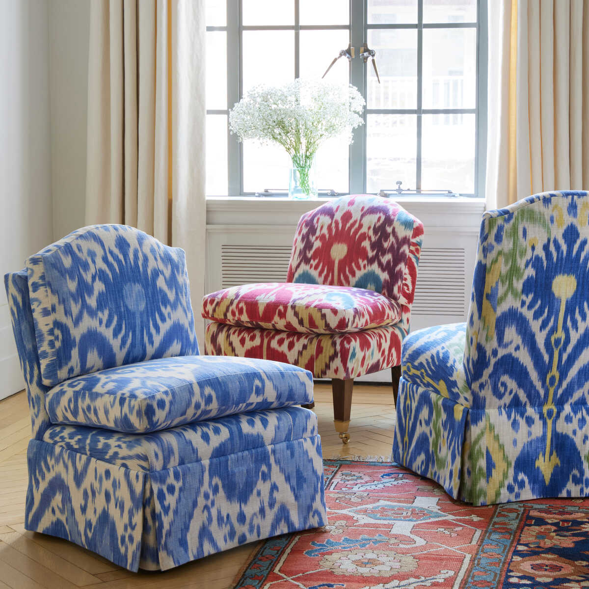 Kamara - Red - LEE JOFA Fabric