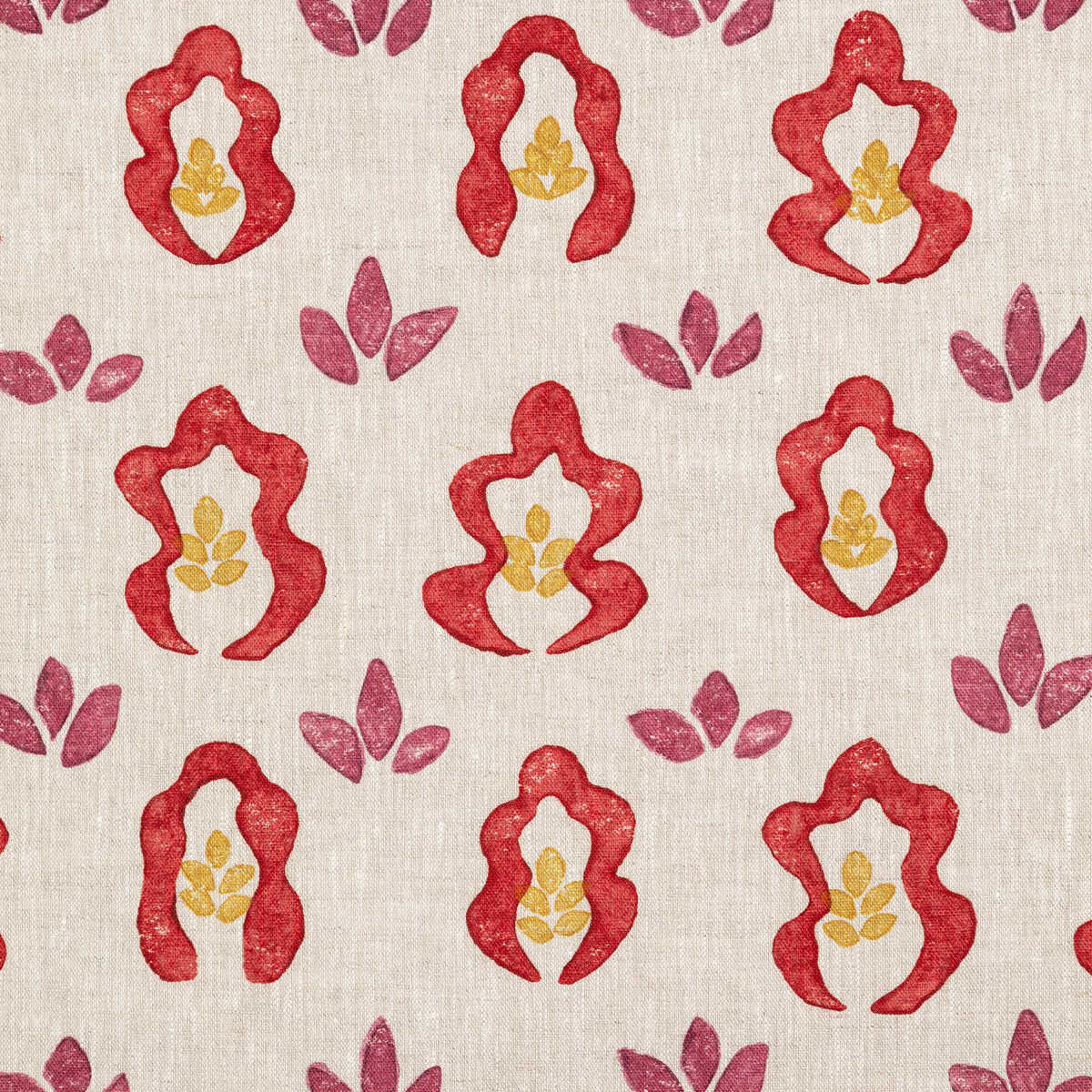 Springfield - Red - LEE JOFA Fabric