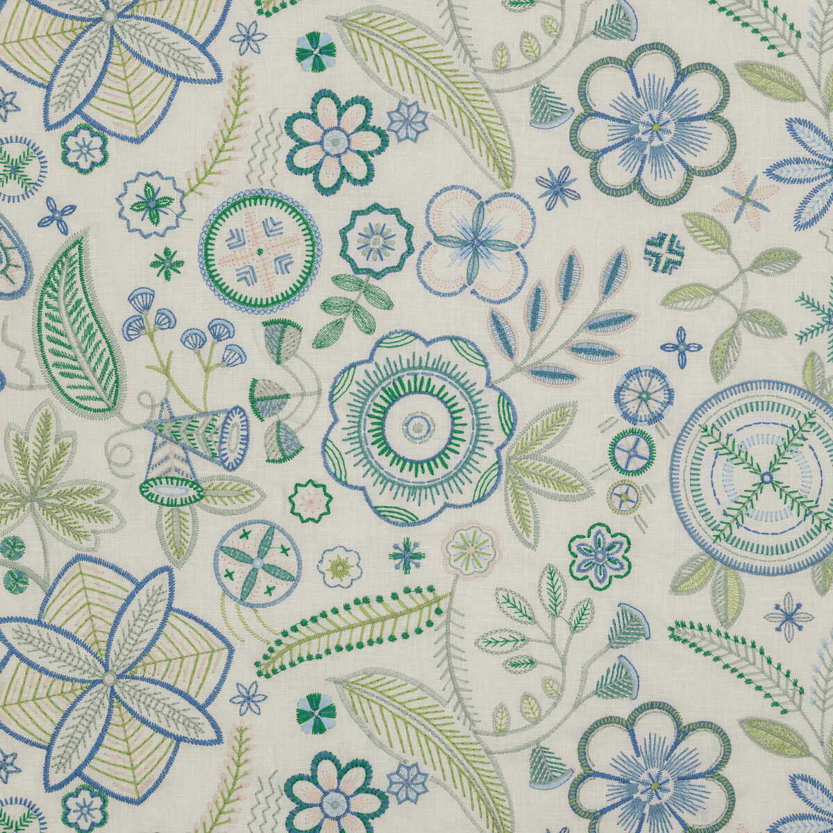Eden - Blue Green - LEE JOFA Fabric