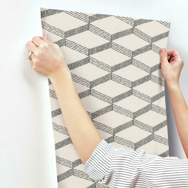 palisades-paperweave-wallpaper-beige-black-york-wallcoverings-bo6721