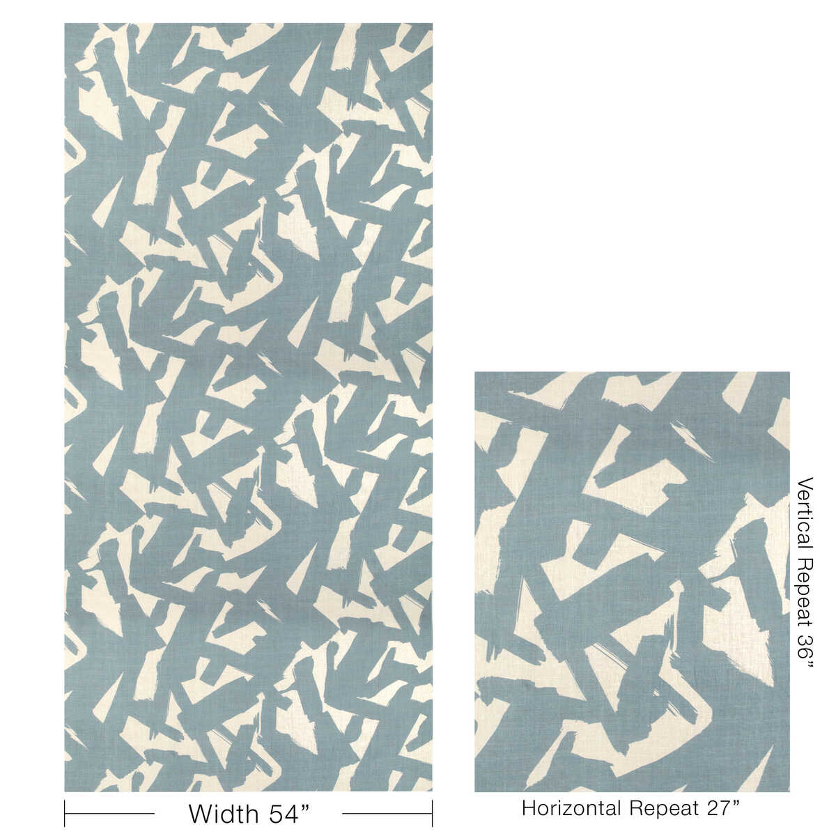 Bold Lines - Sky - KRAVET COUTURE Fabric