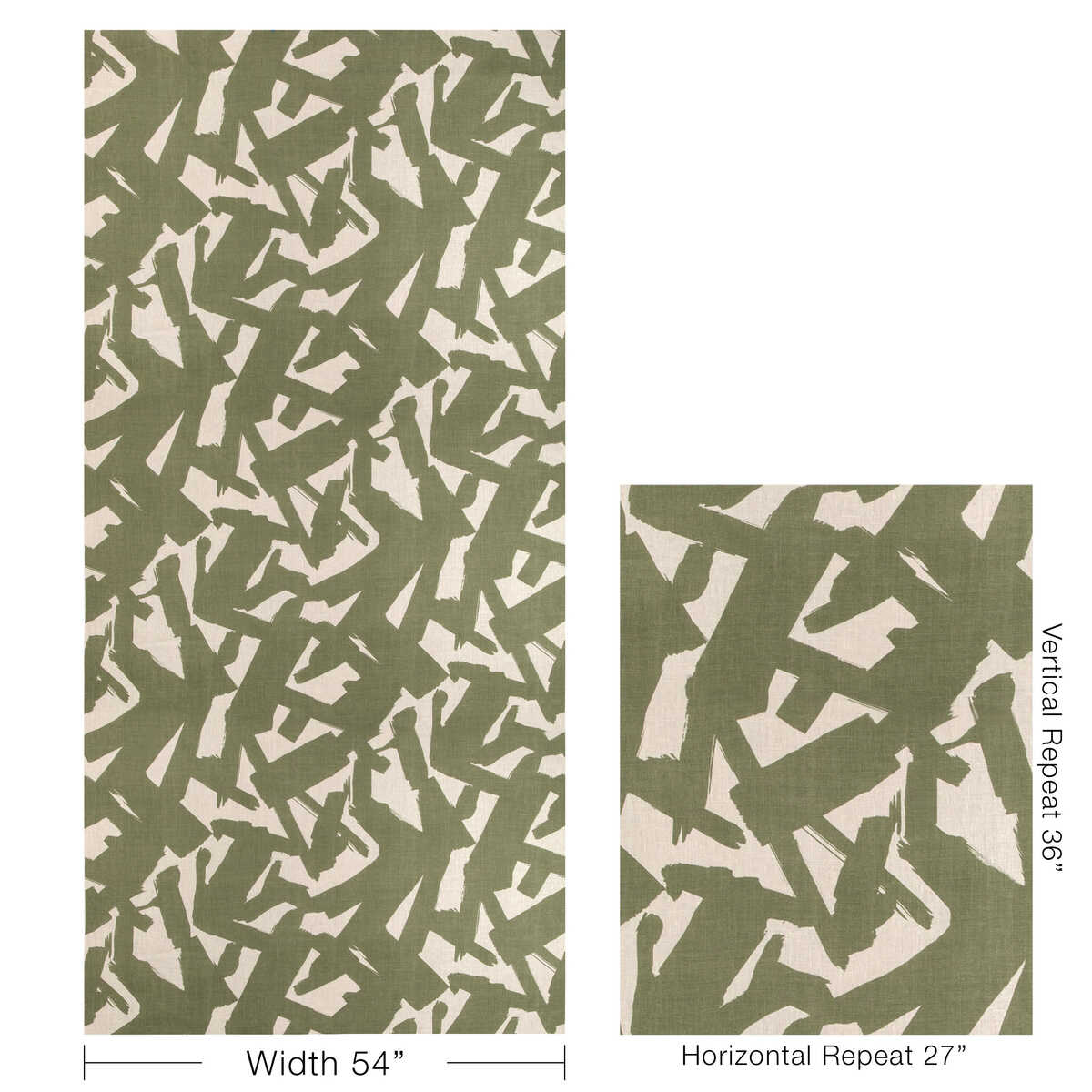Bold Lines - Leaf - KRAVET COUTURE Fabric