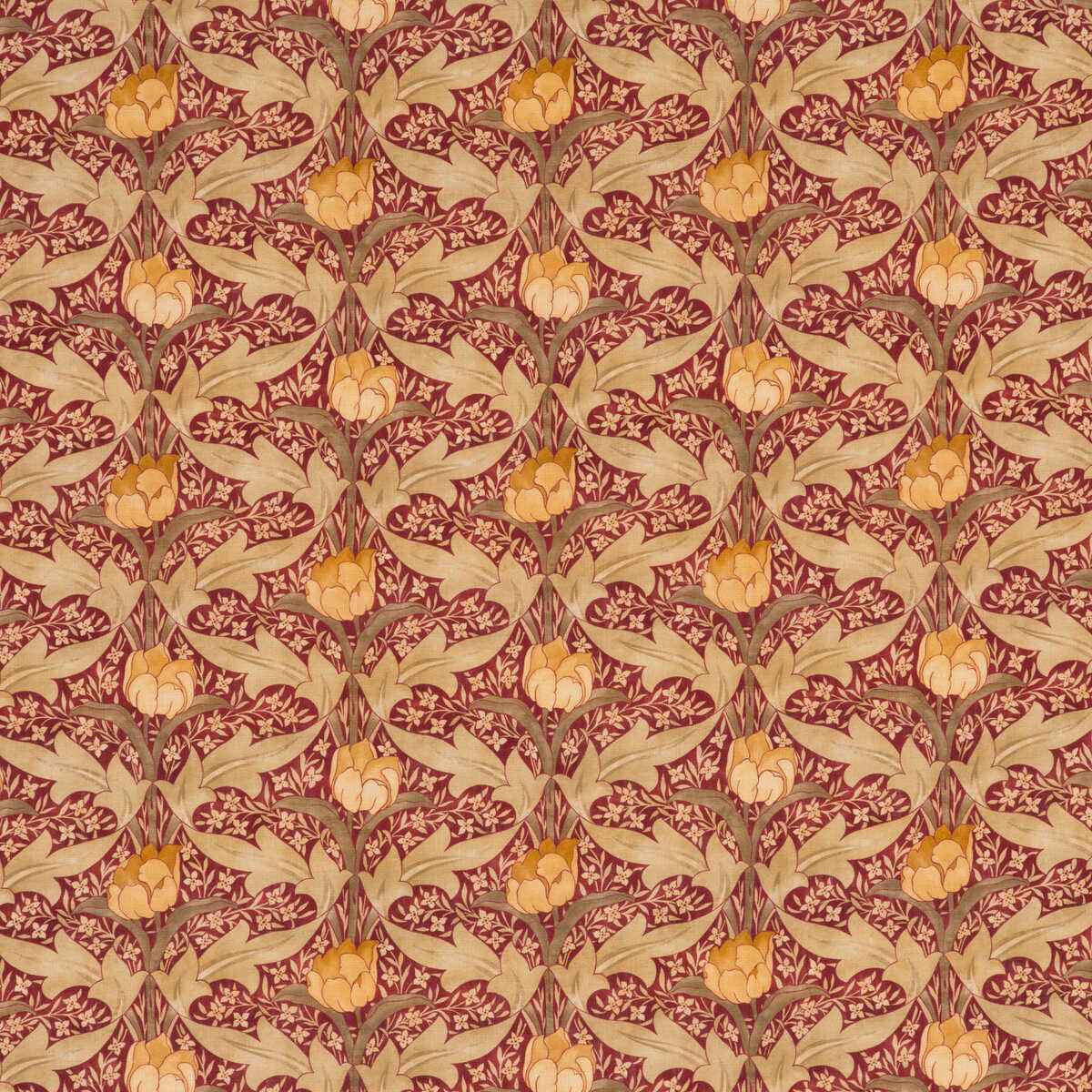 Bp1062220 Tulip Jasmine Red Ochre G P J Baker Fabric