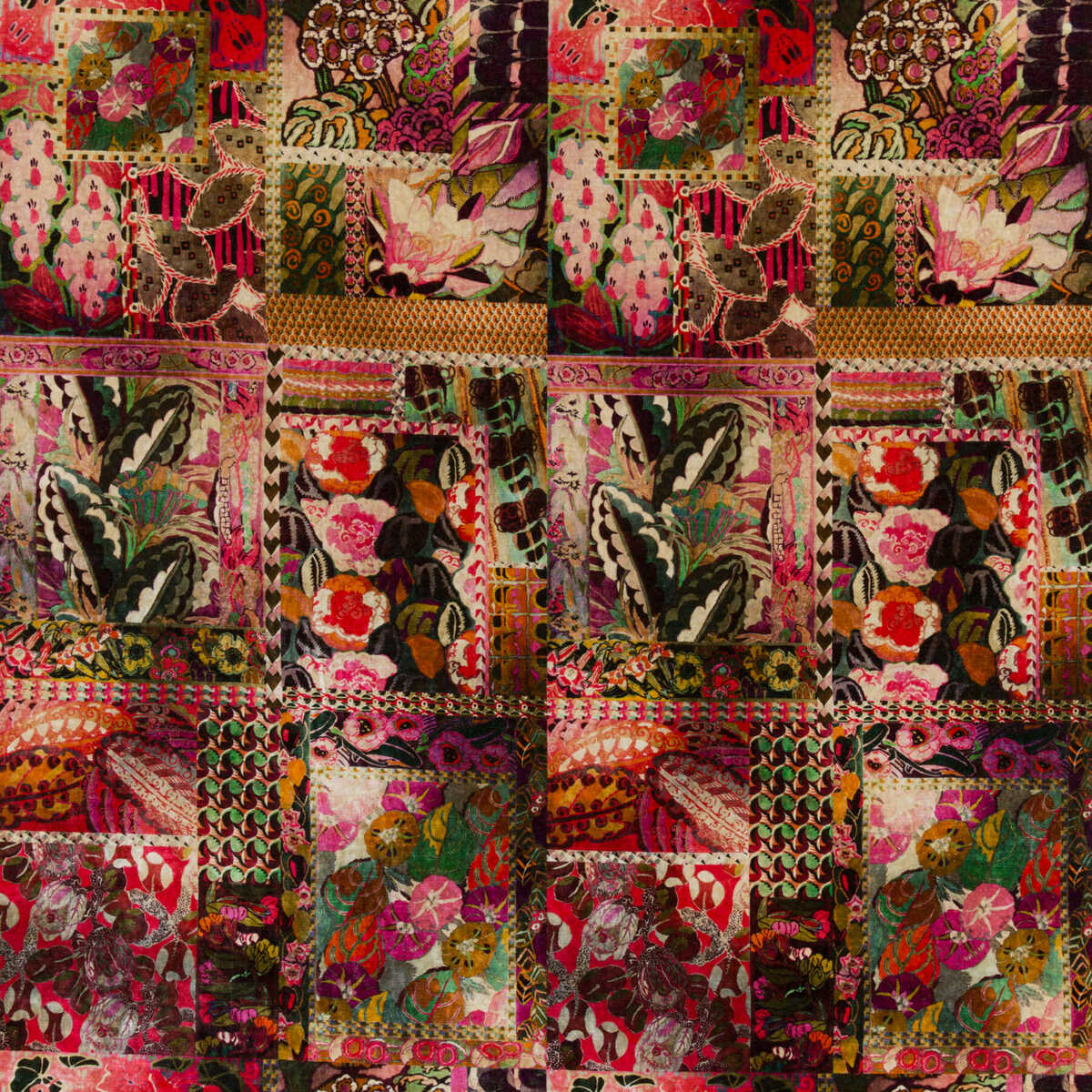 Barcelona - Magenta - G P & J BAKER Fabric