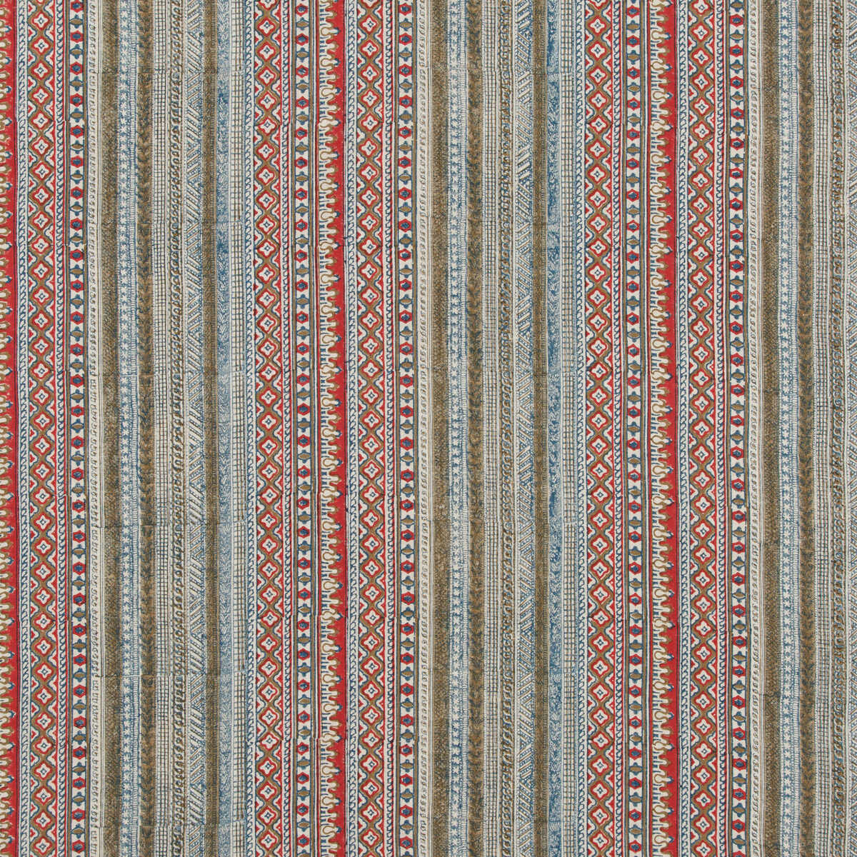 Kapisi - Indigo - G P & J BAKER Fabric