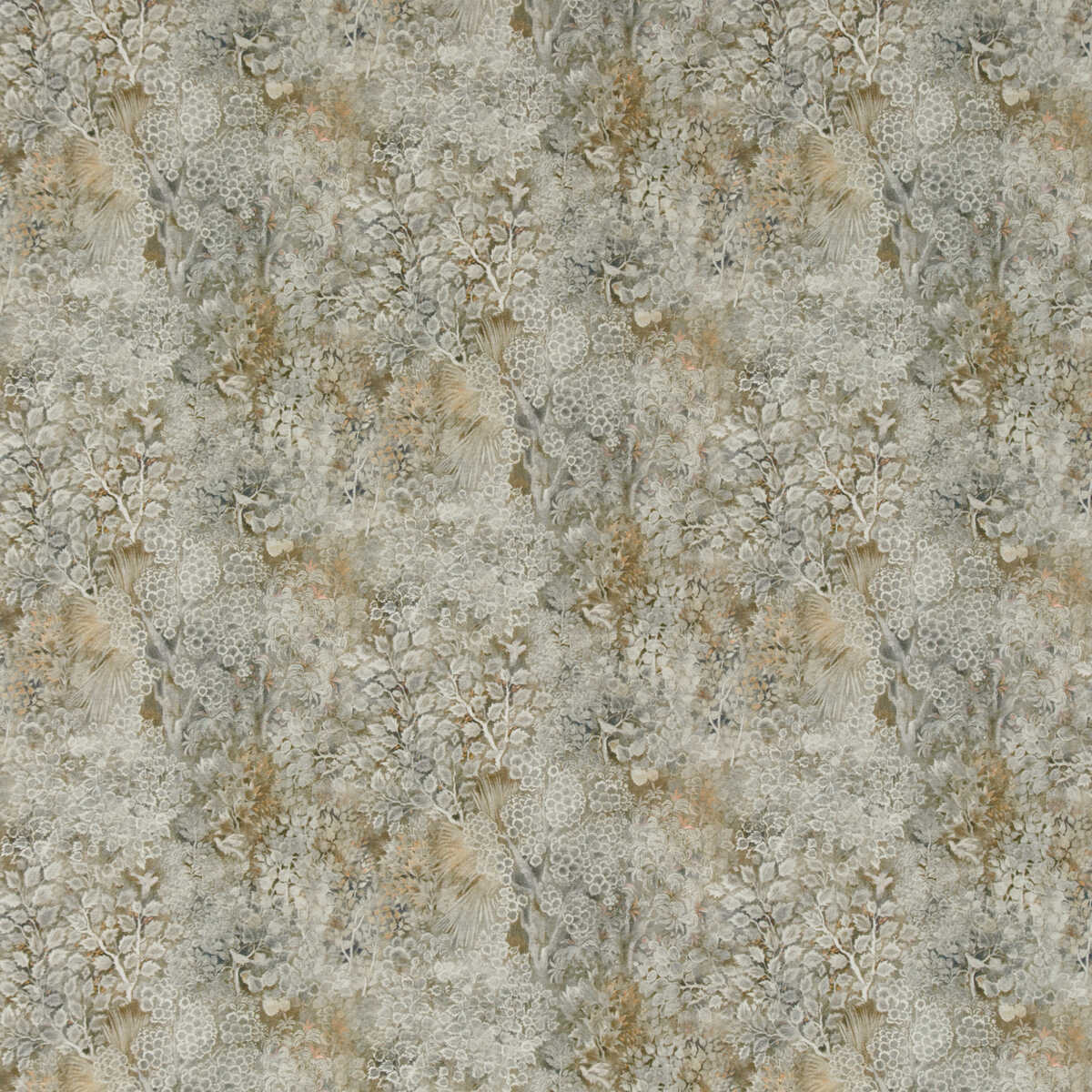 Persian Garden Linen - Natural - G P & J BAKER Fabric