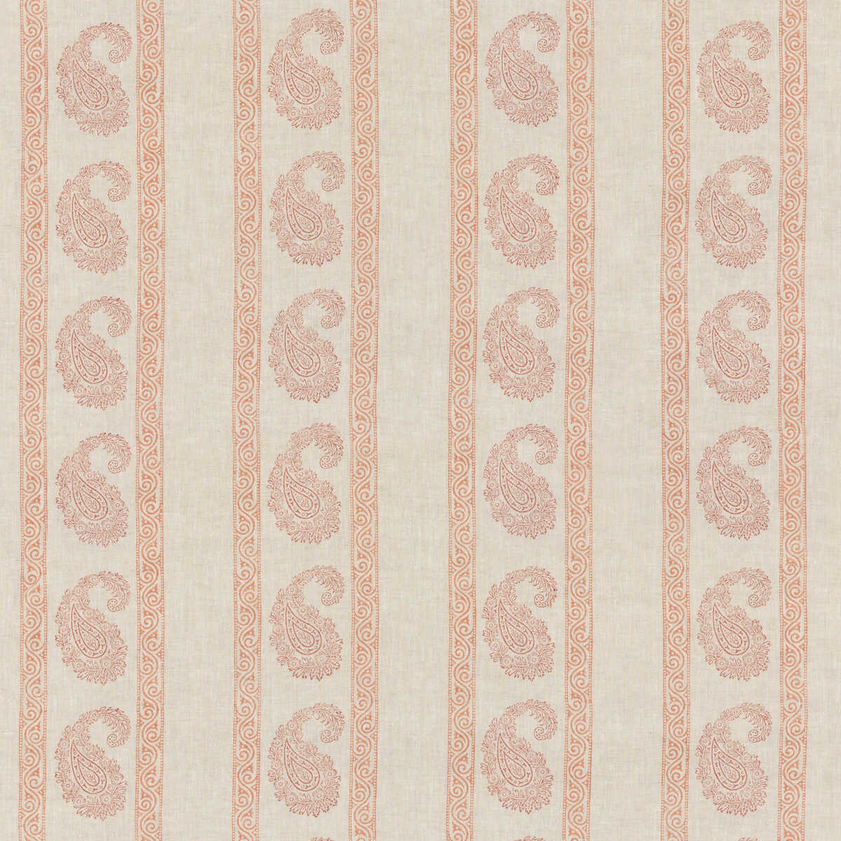 Vintage Paisley - Red - G P & J BAKER Fabric