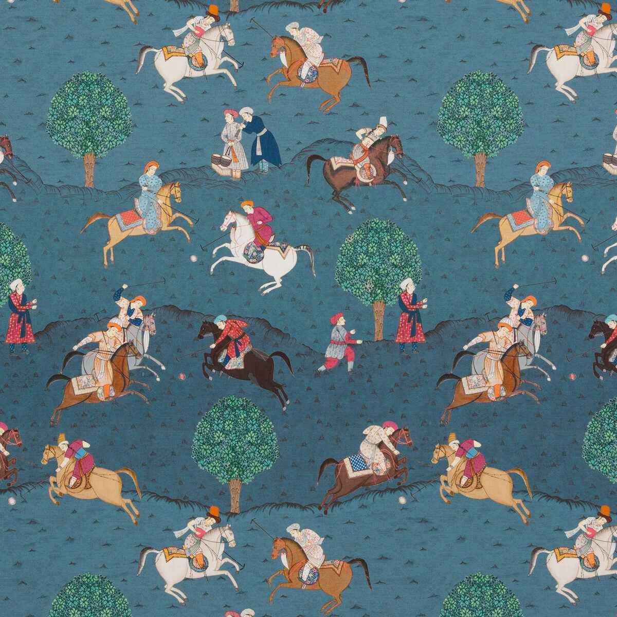 Bp1092510 Caspian Indigo Red G P J Baker Fabric