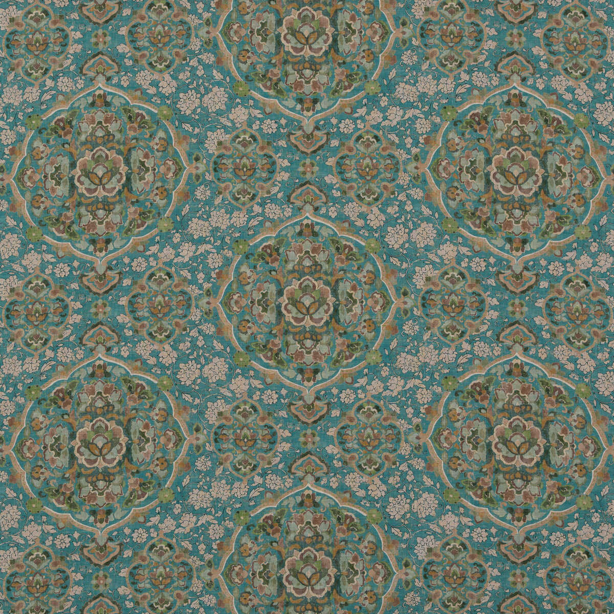 Kiana - Teal - G P & J BAKER Fabric
