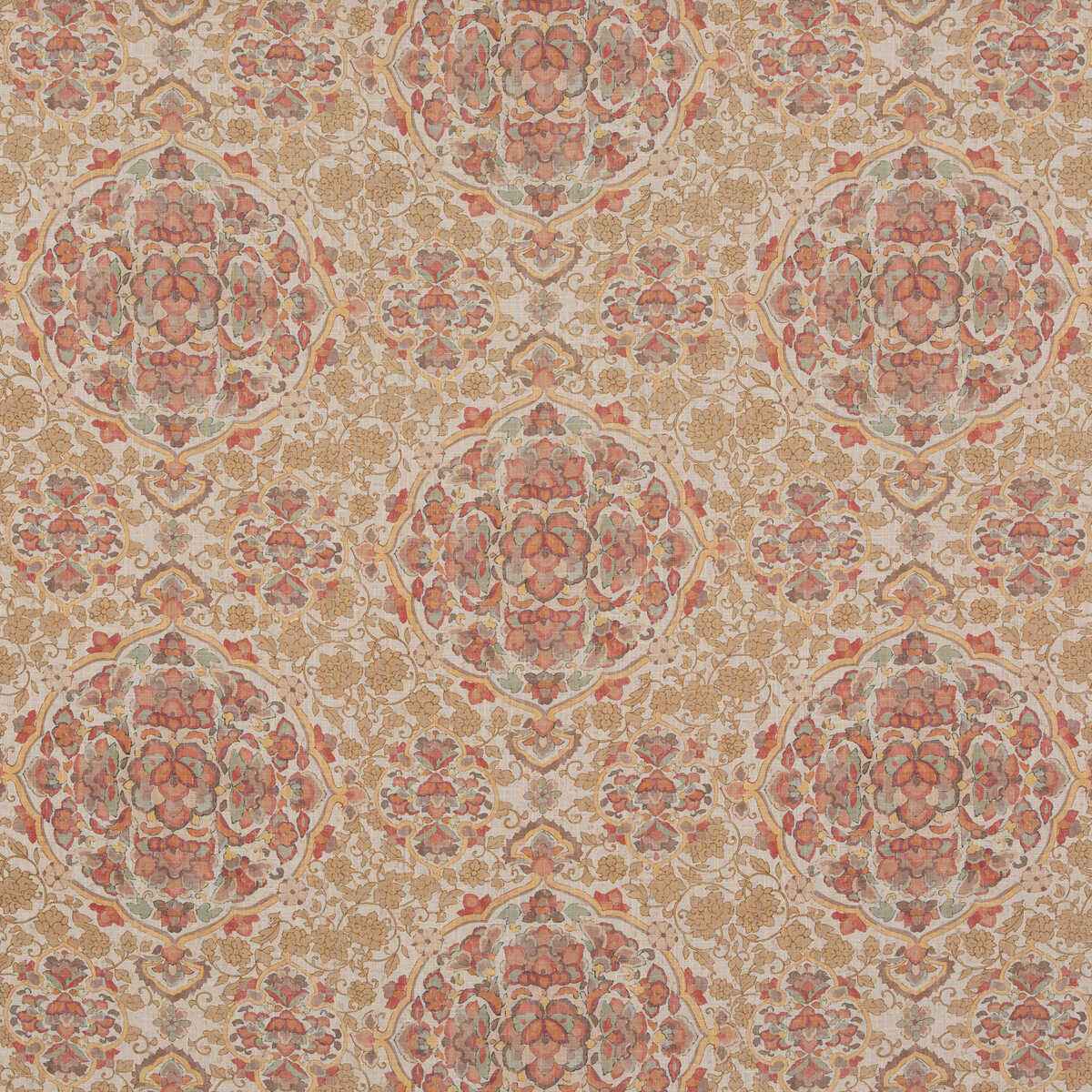 Bp1092830 Kiana Red Aqua G P J Baker Fabric