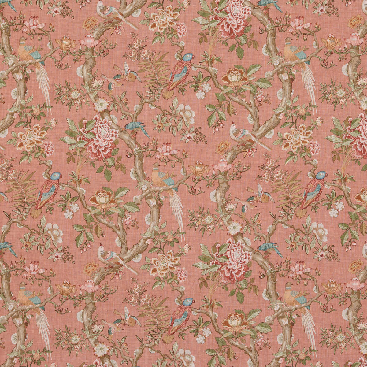 Eltham - Red - G P & J BAKER Fabric
