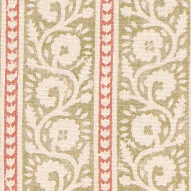 Bp1099960 Bibury Green Red G P J Baker Fabric