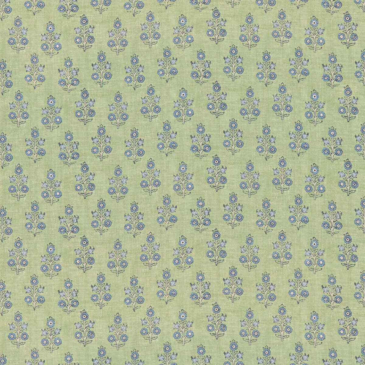 Bp1100320 Poppy Sprig Green Blue G P J Baker Fabric