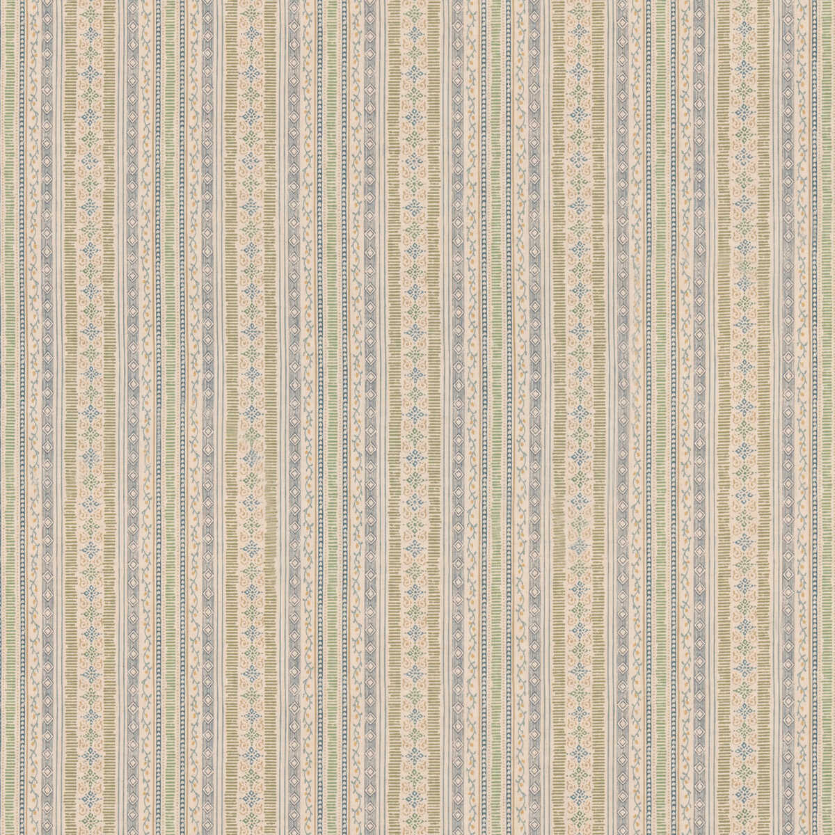 Compton - Green/Blue - G P & J BAKER Fabric