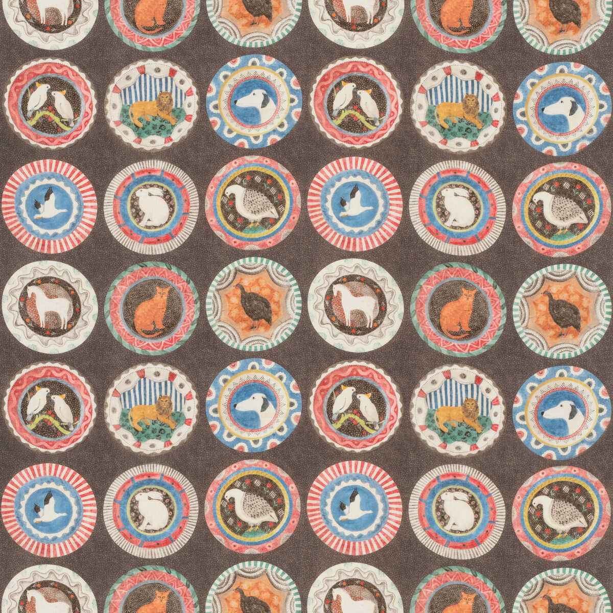 Bp1104720 Robina S Dinner Party Cocoa G P J Baker Fabric