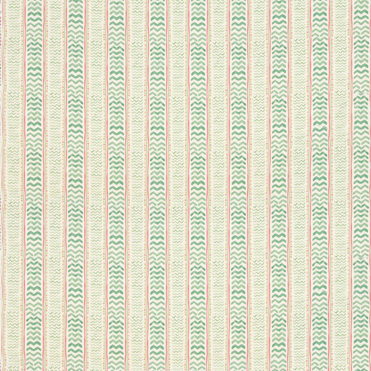 Wriggle Room - Green/Pink - G P & J BAKER Fabric