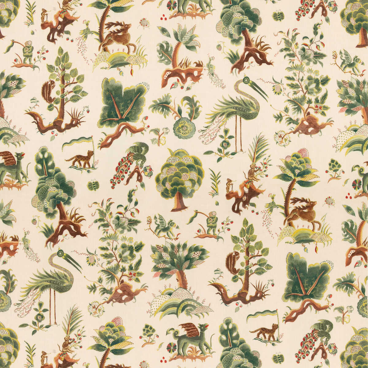 Gertrude - Document Green - G P & J BAKER Fabric