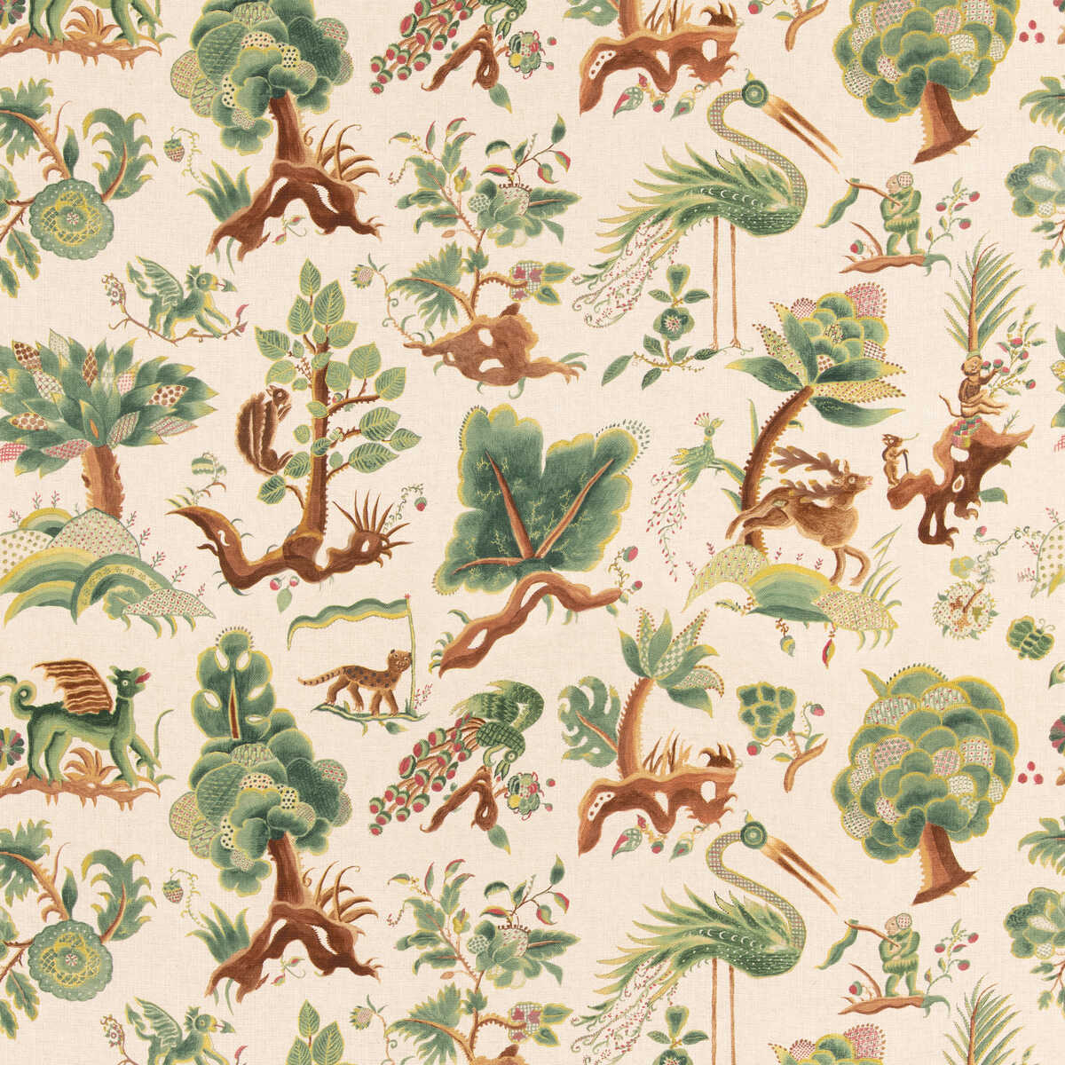 Grand Gertrude - Linen - G P & J BAKER Fabric