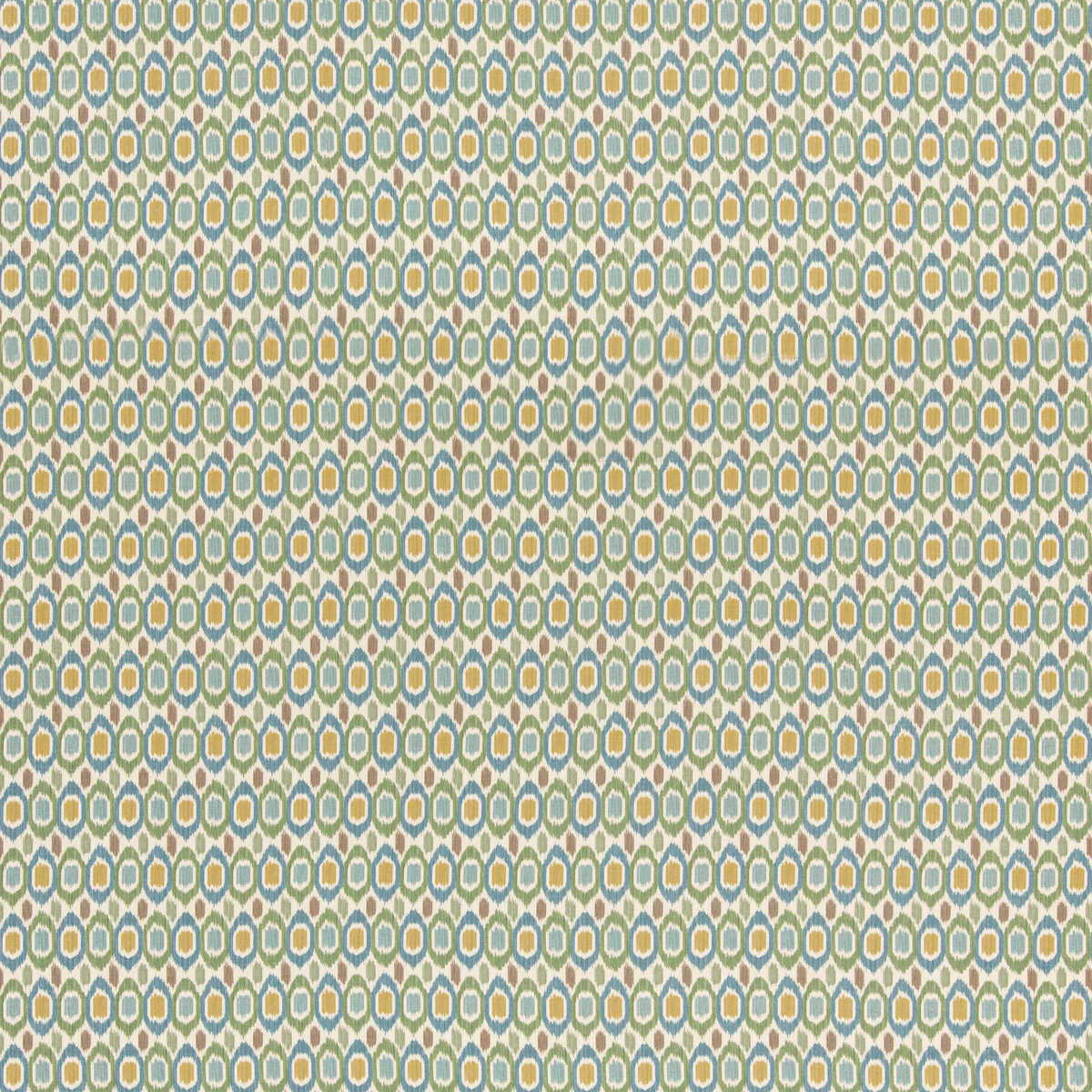 Tigris - Emerald/Blue - G P & J BAKER Fabric