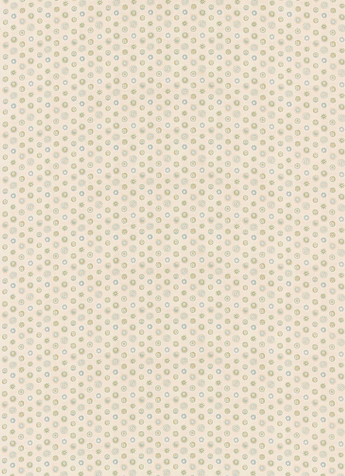 Court Buttons - Blue/Green - G P & J BAKER Fabric