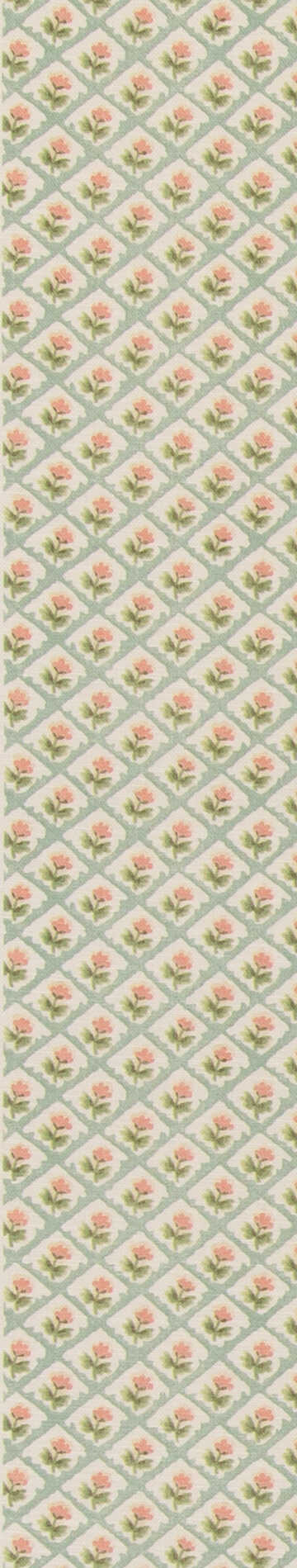 Penny - Aqua/Pink - G P & J BAKER Fabric