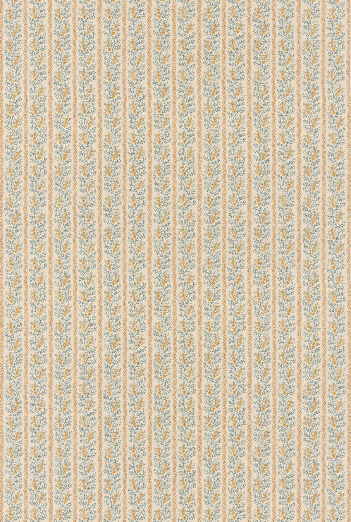 Symington - Ochre/Blue - G P & J BAKER Fabric