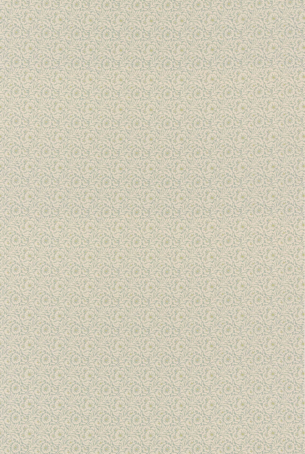 Flower Patch - Aqua - G P & J BAKER Fabric