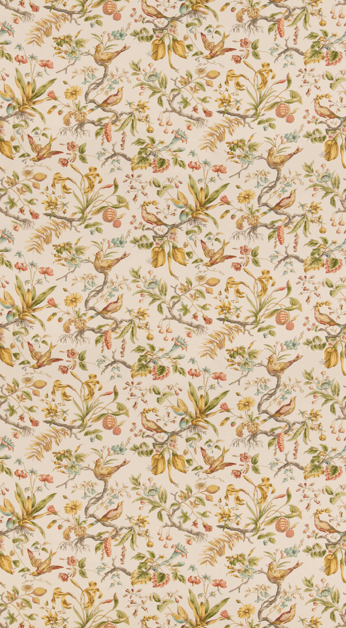 Kentwell - Ochre/Soft Red - G P & J BAKER Fabric