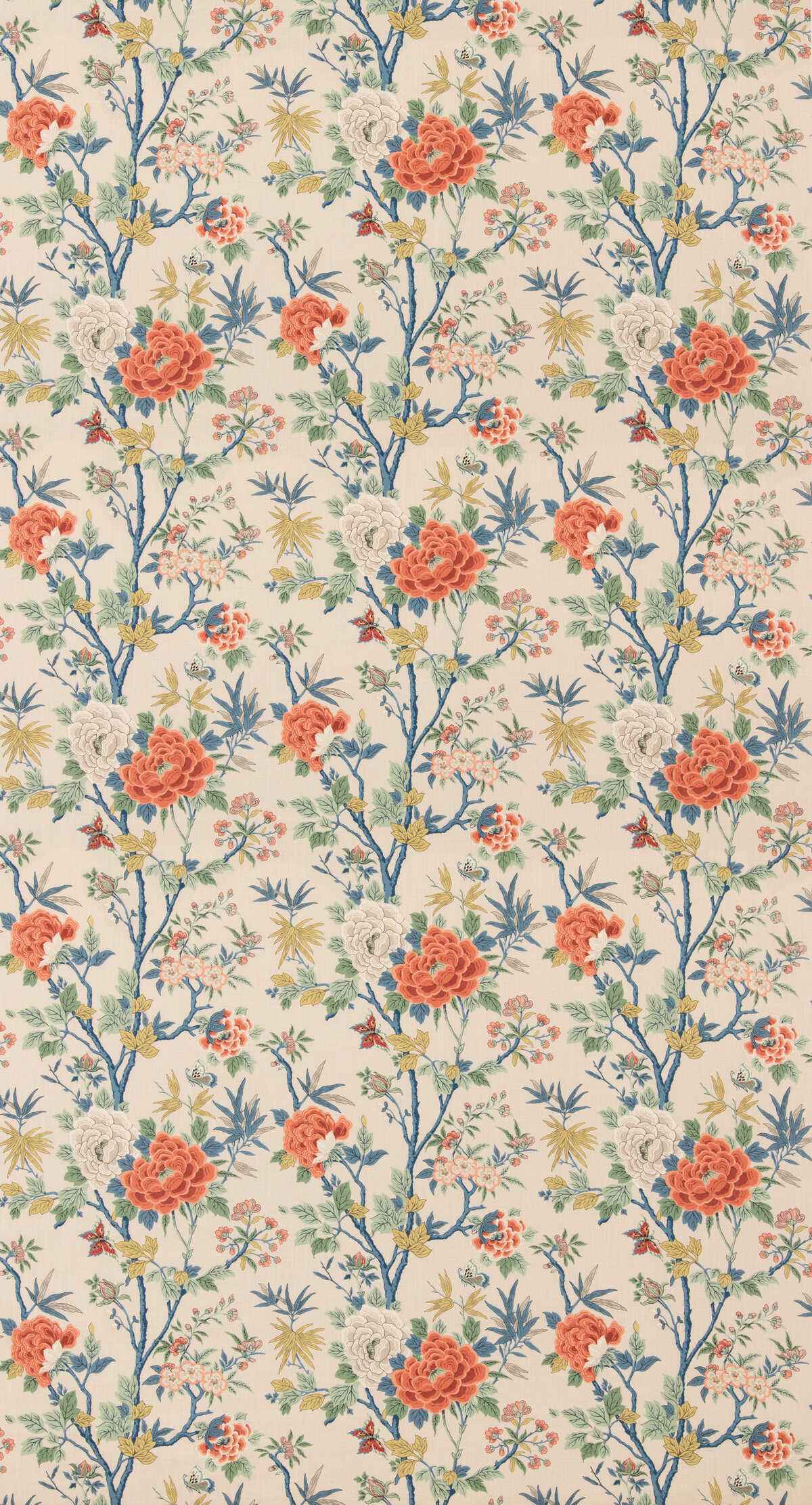 Bp1111920 Canton Red Blue G P J Baker Fabric