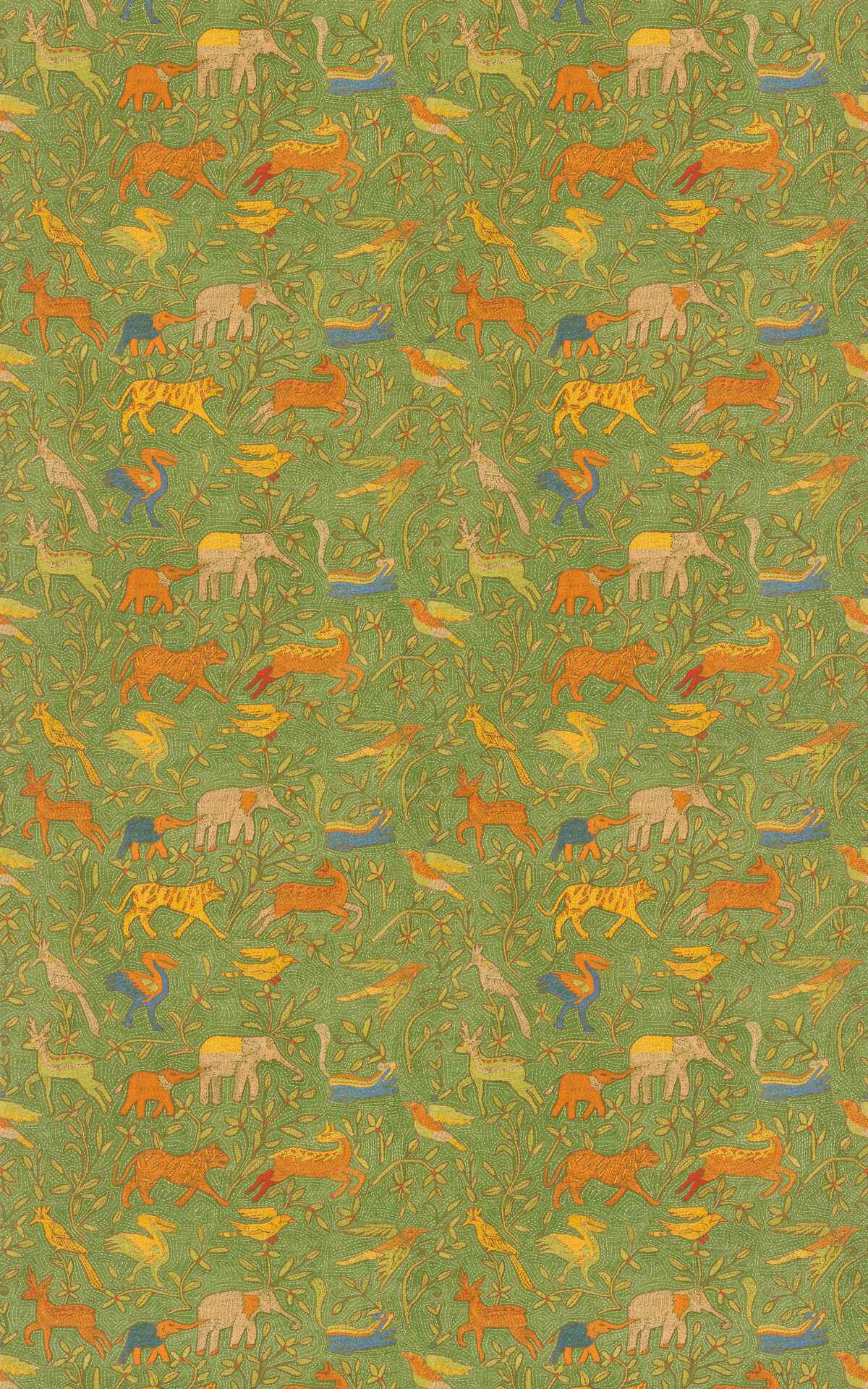 Bp1113330 Noah S Ark Green G P J Baker Fabric