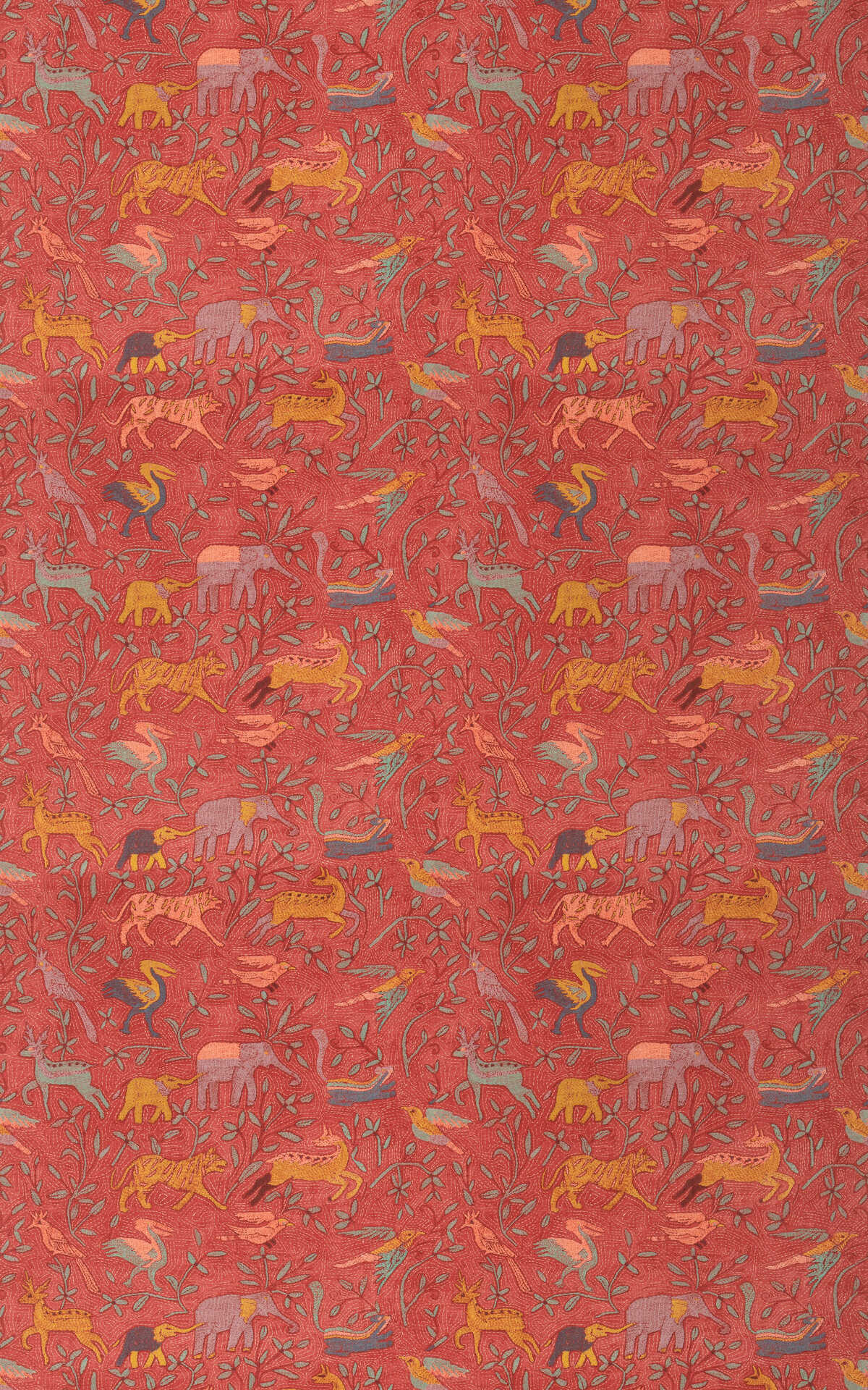 Noah'S Ark - Spice - G P & J BAKER Fabric
