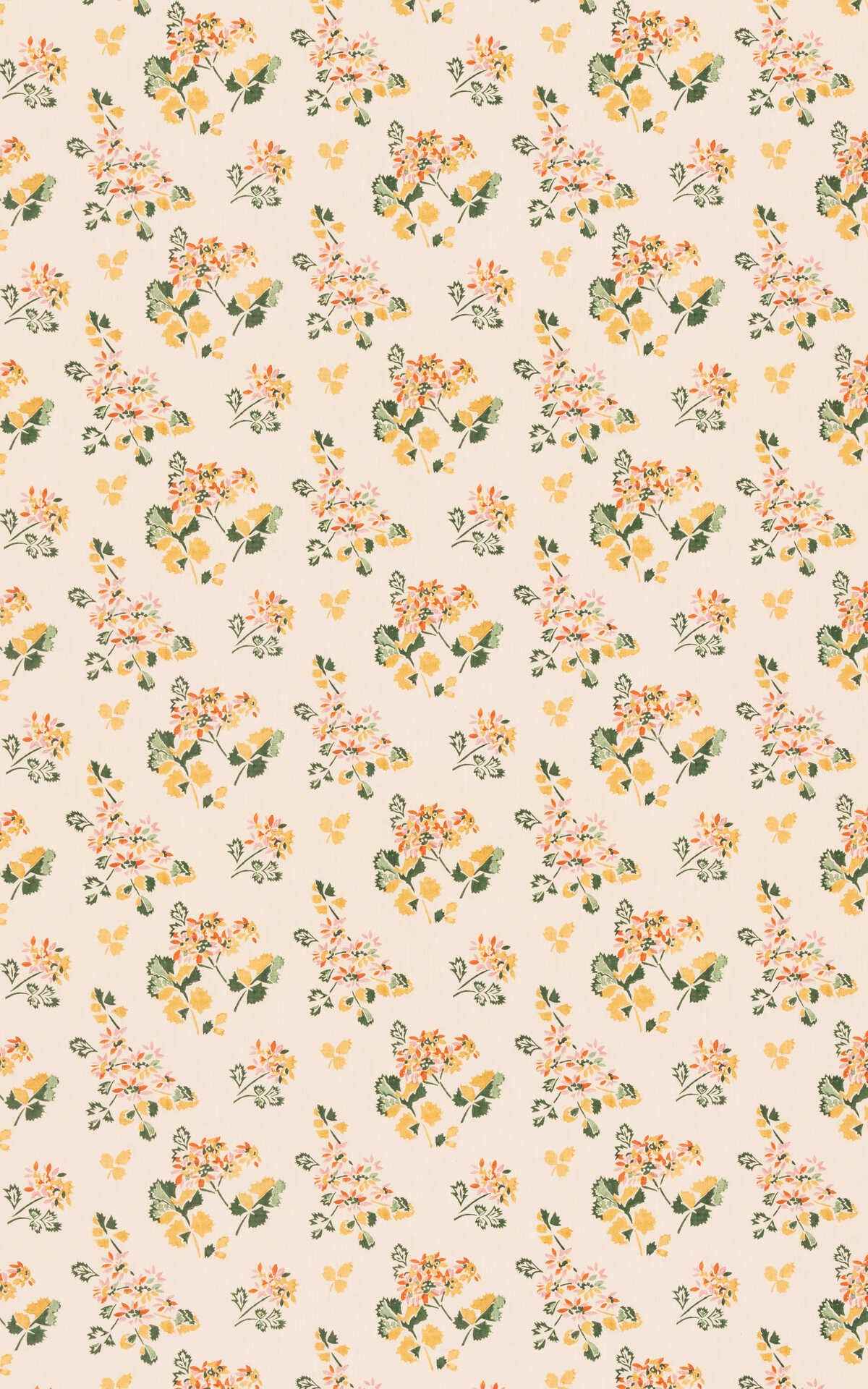 Bp1113440 Forest Flower Spice Ochre G P J Baker Fabric