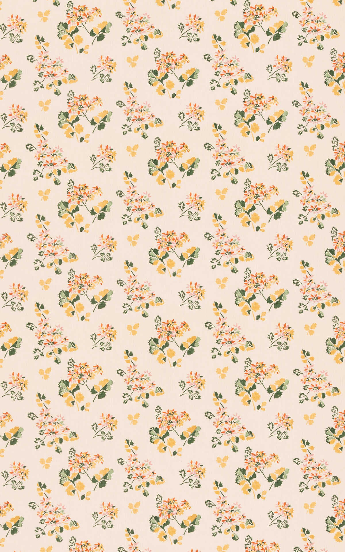 Forest Flower - Spice/Ochre - G P & J BAKER Fabric