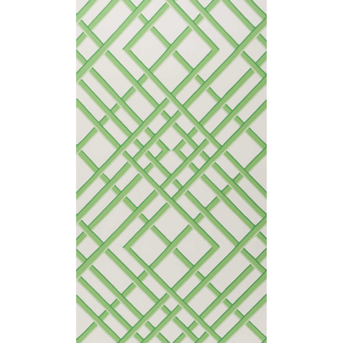 Treillage Sidewall - Leaf - BRUNSCHWIG & FILS Wallpaper