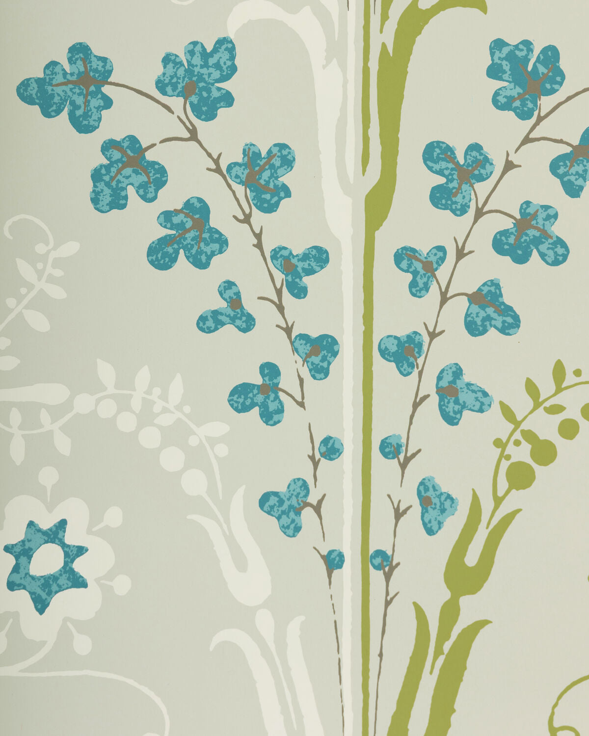 Gallier Diamond - Mist - Brunschwig & Fils Wallpaper