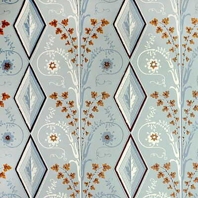 Gallier Diamond - Seafoam - BRUNSCHWIG & FILS Wallpaper