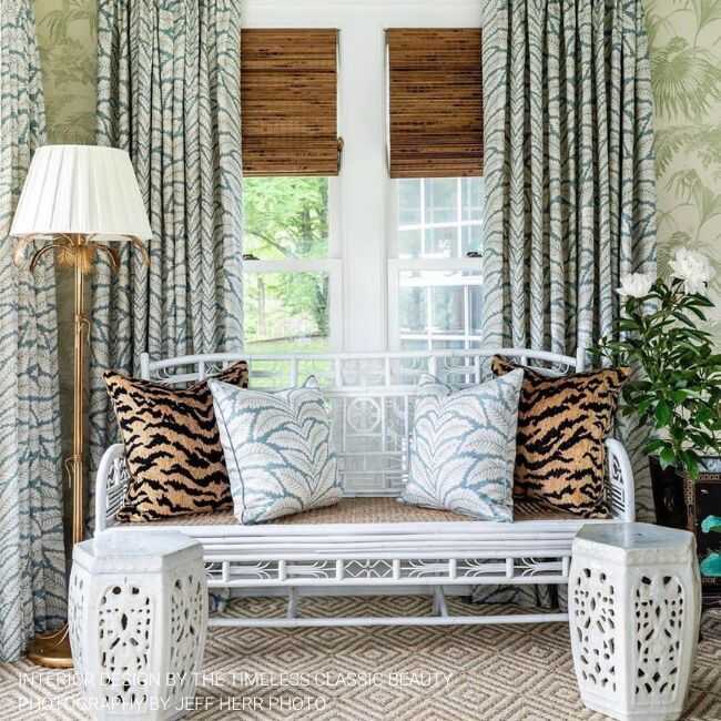Talavera - Blue - BRUNSCHWIG & FILS Wallpaper