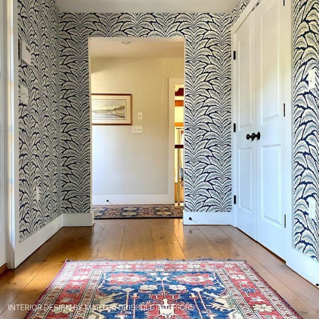 Talavera - Indigo - Brunschwig & Fils Wallpaper