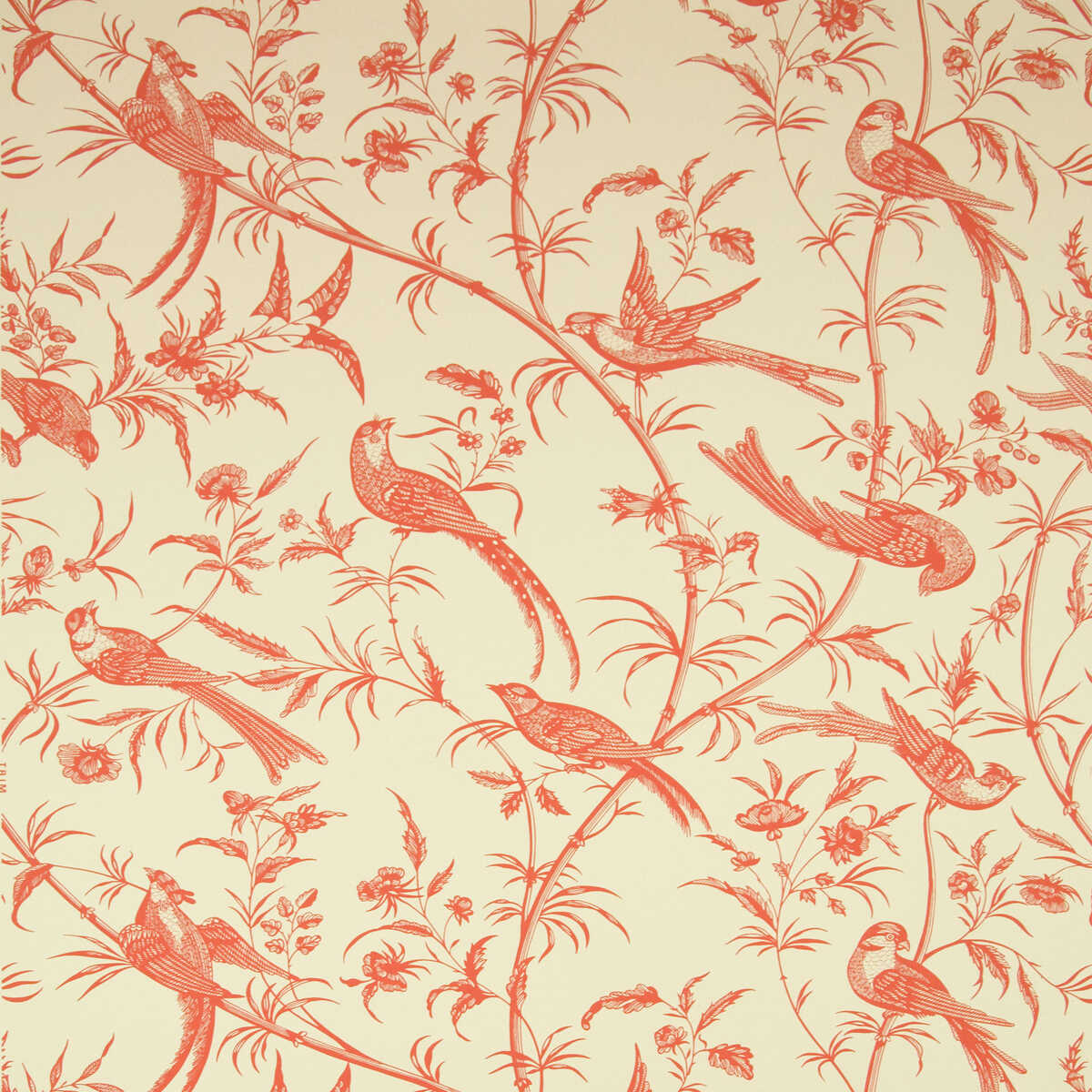 Bengali - Rose - BRUNSCHWIG & FILS Wallpaper