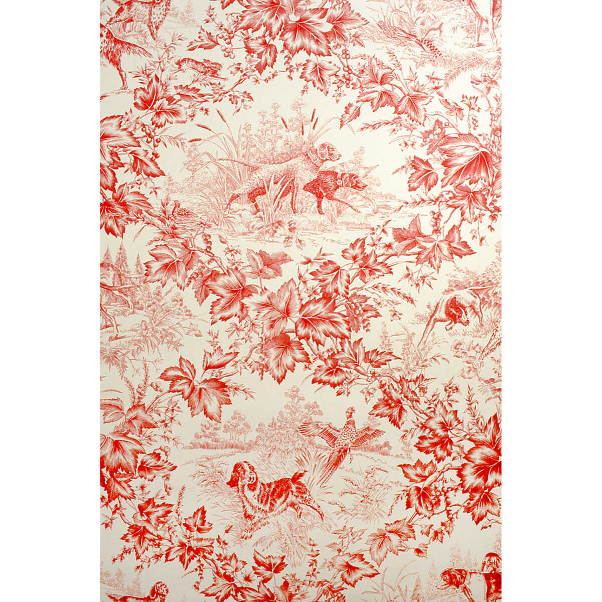 On Point - Red - BRUNSCHWIG & FILS Wallpaper