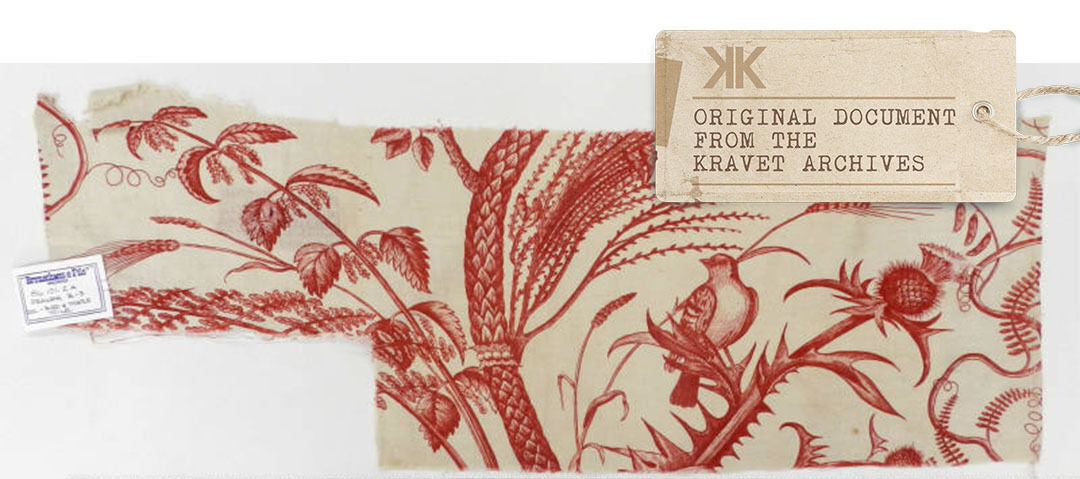 Bird And Thistle - Beige - Brunschwig & Fils Wallpaper