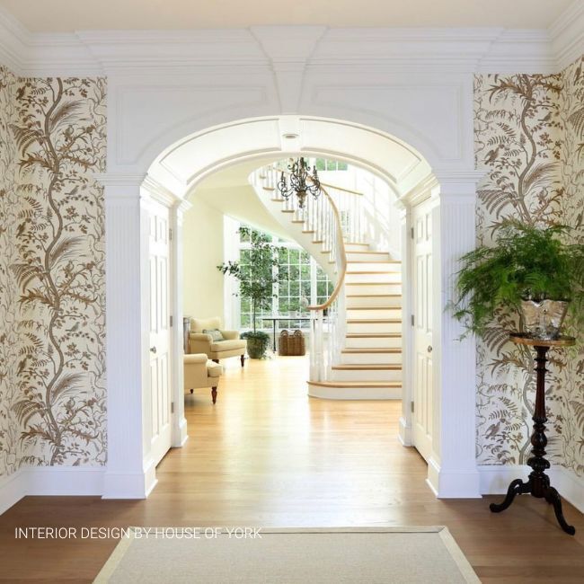 Bird And Thistle - Beige - Brunschwig & Fils Wallpaper