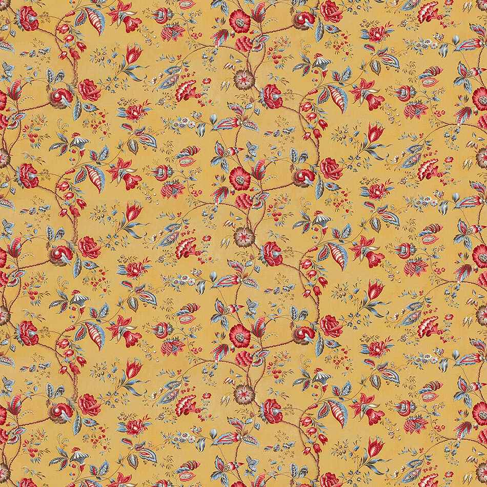Br713093710 Bougainville Cotton Print Safran Brunschwig Fils Fabric